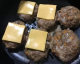 起司漢堡排（氣炸鍋）的食譜步驟3照片