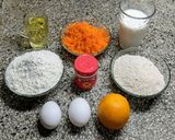 Foto del paso 1 de la receta: Budín de zanahoria y naranja🥕🍊