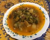 Une image de l'étape 25 de Soupe anti gaspi au chou, poireaux, navets, pommes de terre, tomate au lard.