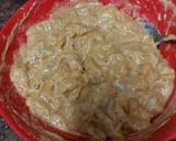 A picture of step 1 of Chicken 65 /chaines recipe.