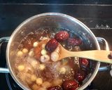 Hình bước làm 3 của món Chè nhựa hoa đào
