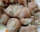 Hình bước làm 1 của món Giò heo chiên giòn sốt thái & cải bẹ xanh hấp cách thủy