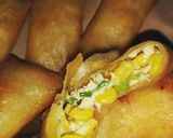 Foto langkah ke 12 dari resep Lumpia Jagung Pedas Dower with Vegetable Color.