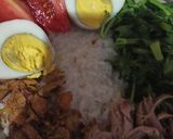 Foto langkah ke 4 dari resep Bubur Ayam khas Samarinda ala Mbak Wid kitchen.