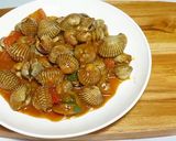 Foto langkah ke 7 dari resep Kerang Dara Saus Padang.
