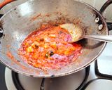 A picture of step 5 of Makhani paneer.