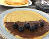 Foto del paso 4 de la receta: Crepe relleno de almíbar de frutos rojos, Nutella y banano