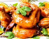 Hình bước làm 3 của món Cánh gà sốt cam