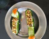 A picture of step 3 of Cucumber, Paneer & Sprouts Salad Boats – Summer Special Cold Protein Salad.