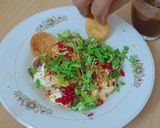 A picture of step 19 of Dahi Bhalla Papadi Bliss.