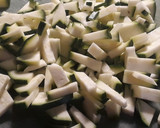 Foto del paso 2 de la receta: Hamburguesas de ternera, berenjena, calabacín y cebolla