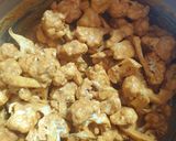 A picture of step 1 of Crispy Cauliflower Florets.