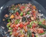 A picture of step 1 of Dahiwali mung daal Khichdi.