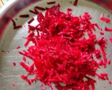 A picture of step 1 of Beetroot handvo.