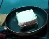 A picture of step 4 of Tricolour Sandwich or Bread pakoda.