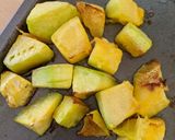 A picture of step 2 of Squash Scones (no butter).