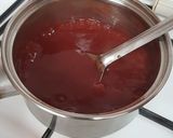 A picture of step 3 of Georgian walnut churchkhela or walnut candy.