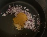 A picture of step 1 of Mince and Kidney Beans.