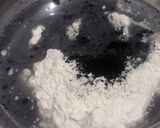 Foto langkah ke 1 dari resep Charcoal Ubi Ungu Sourdough Bread.