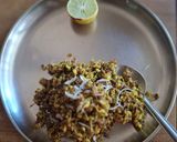 A picture of step 4 of Matki beans usal.