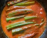 A picture of step 5 of Okra in Sweet Tomato Sauce.