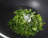 A picture of step 2 of Methi Chole Masala.