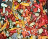 A picture of step 2 of Sheet Pan Vegetable Dinner.