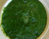 A picture of step 2 of Hariyali Suji Dhokla.
