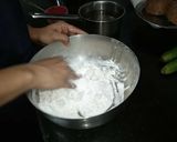 A picture of step 2 of Coconut Modak.