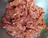Foto del paso 2 de la receta: Rollo de carne con calabacín, huevo y barbacoa!!!