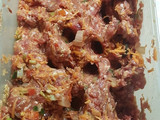 Pan de carne. Acompañado de zanahorias glaseadas