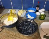 Foto del paso 1 de la receta: Budín de arándanos