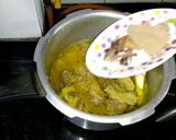 A picture of step 3 of Mutton curry.