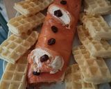 Une image de l'étape 16 de Bûche truite fumée au citron.