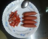 A picture of step 3 of Steamed smokies.