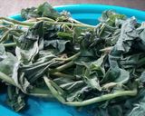 A picture of step 1 of Ugbogulu and okro soup.