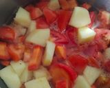 A picture of step 2 of Apple soup.