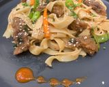 A picture of step 6 of Crispy Beef Chilli Noodles🔥.