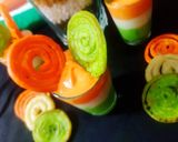 तिरंगा श्रीखंड वित्त तिरंगा जलेबी (Tiranga shrikhand with Tiranga jalebi recipe in Hindi) रेसिपी चरण 8 फोटो