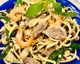 Hình bước làm 5 của món Gỏi hoa chuối chẳng dừng