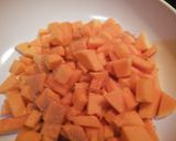 Baconos-tökmagos sütőtökkrémleves recept fázis 2 fotója