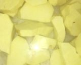 A picture of step 1 of Fried Sweet Potato with egg.