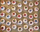 Foto del paso 9 de la receta: 28.🍪Galletas "Ojos de Coco" para Halloween🥥
