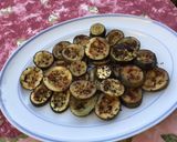 Une image de l'étape 8 de Courgettes grillées aux épices et citron (recette plancha).