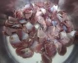 A picture of step 3 of Gizzard stew.