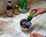 รูปขั้นตอนการทำที่ 2 ของ สลัดม้วนอกไก่ย่าง