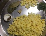 A picture of step 1 of Chai aur Samosa.