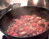 A picture of step 1 of Juicee's hearty chili.
