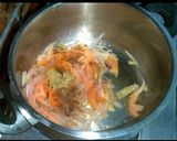 A picture of step 3 of Bhindi 2 pyaza.