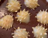 Une image de l'étape 6 de ☆Tarte Chocolat Poires Hérissons☆.
